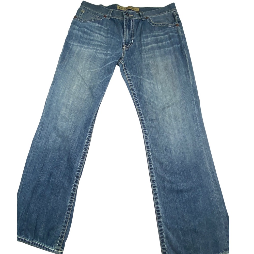 Big Star Pioneer Regular Boot Cut Jeans Mens 36S Medium Wash Blue Denim 03/13